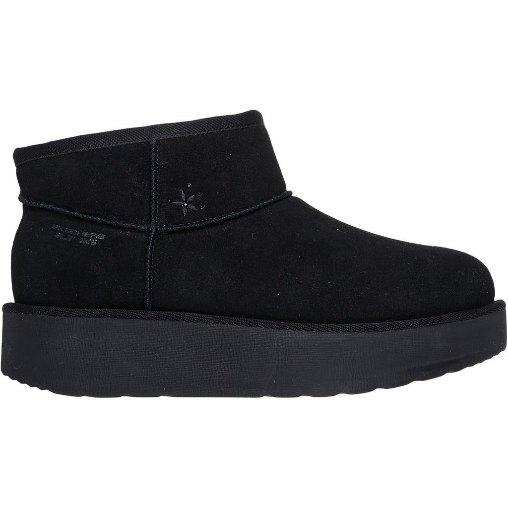 Women's Wide Fit Skechers 169143 Slip-ins Keep Cozy Boots