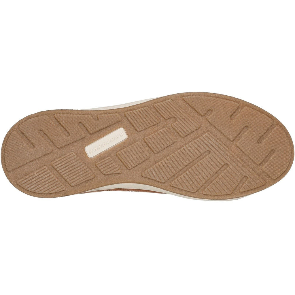 Men's Wide Fit Skechers 210946 Cavell Hensley Shoes - Luggage