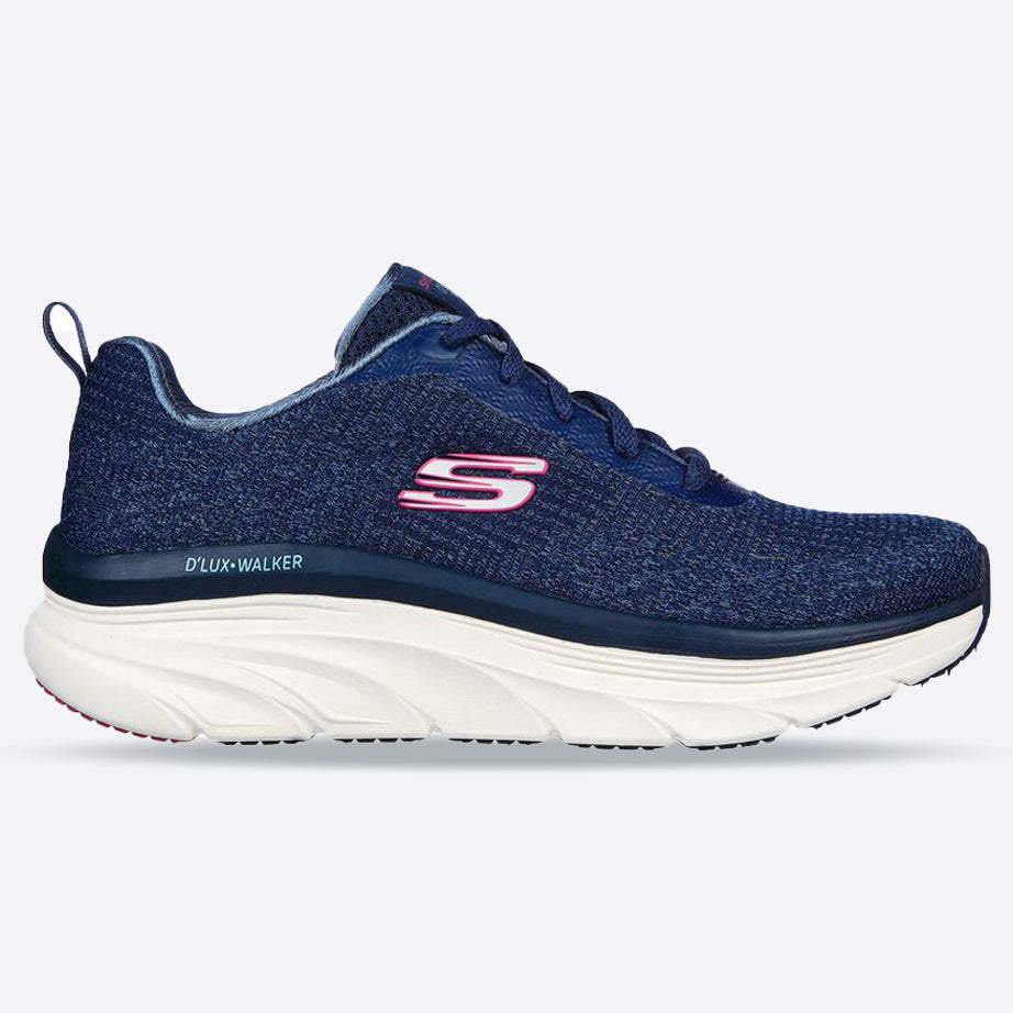 Women's Wide Fit Skechers 149815 Daily Beauty D'lux Vegan Walker Sneakers