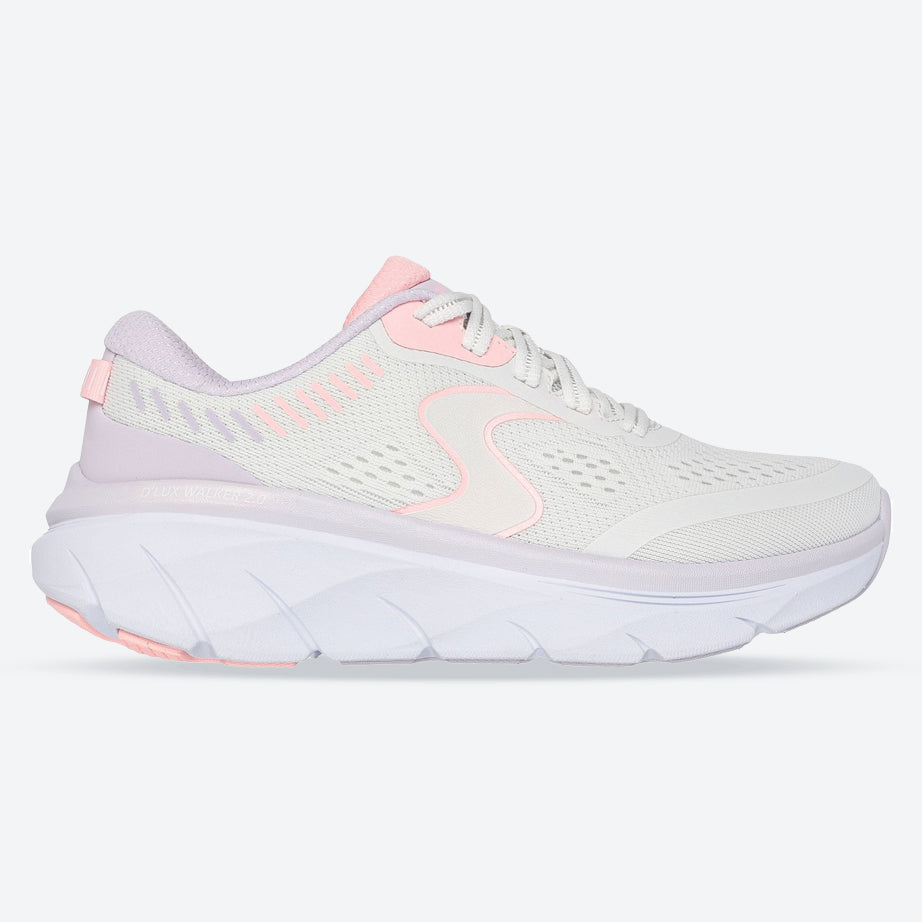 Women's Wide Fit Skechers 150007 D'lux Walker 2.0 Active Pace Sneakers