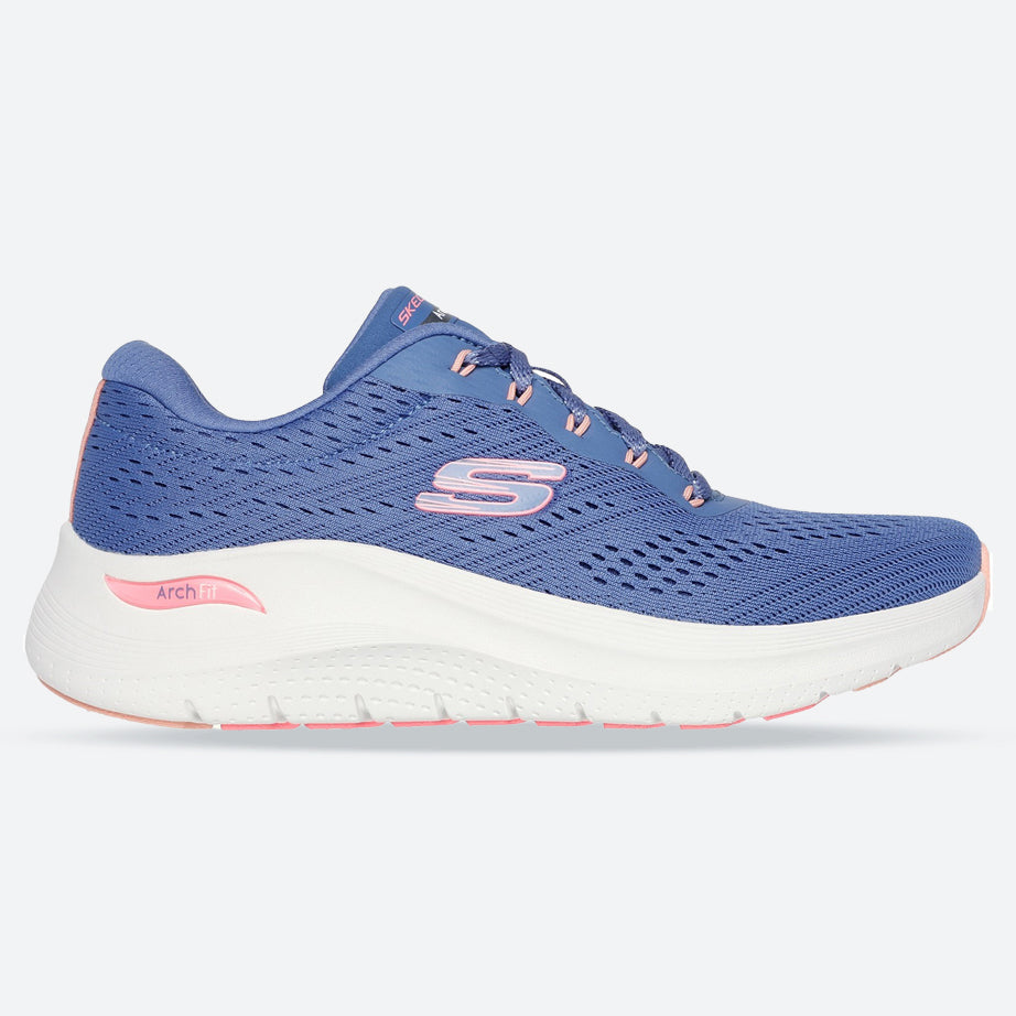 Womens Wide Fit Skechers 150051 2.0 Arch Fit Big League Sneakers