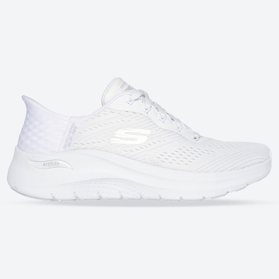 Women's Wide Fit Skechers 150066 Slip-ins Arch Fit 2.0 Easy Chic Sneakers
