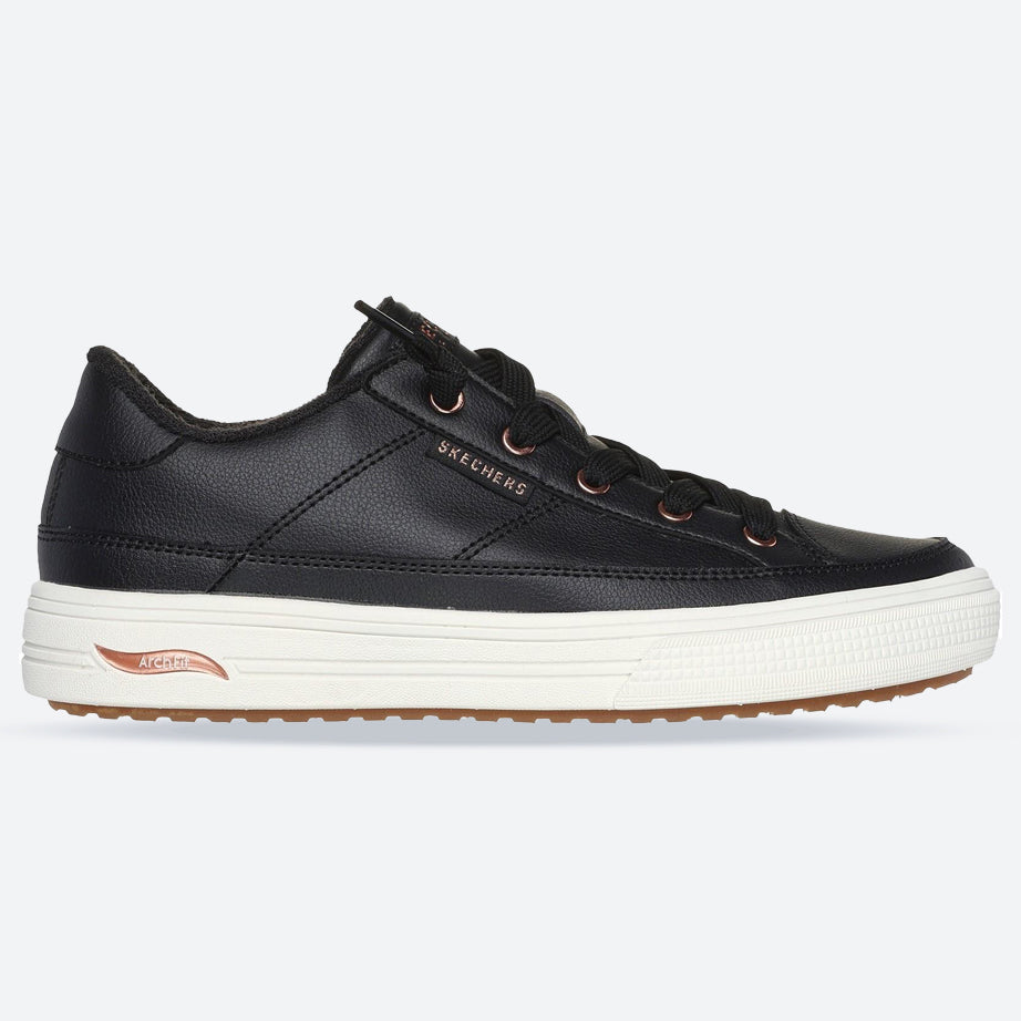 Women's Wide Fit Skechers 177189 Arch Fit Arcade On My Way Sneakers