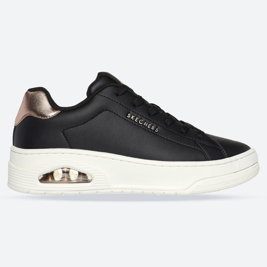 Women's Wide Fit Skechers 177700 Uno Court Courted Air Sneakers