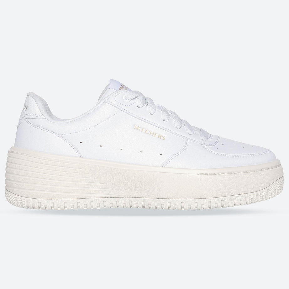 Women's Wide Fit Skechers 185110 Court Classics Grand 92 Be Lifted Sneakers