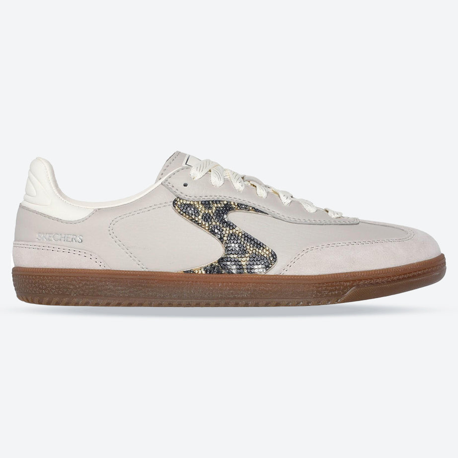 Women's Wide Fit Skechers 185239 Hotshot Shimmering Spots Sneakers