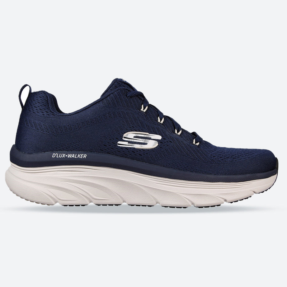 Men's Wide Fit Skechers 232364 Relaxed Fit D'Lux Walker Meerno Sneakers