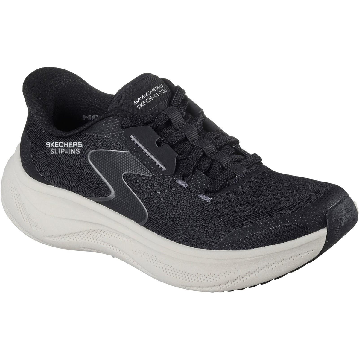 Women's Wide Fit Skechers 150565 Slip-ins Skech Cloud Plush Horizon Sneakers
