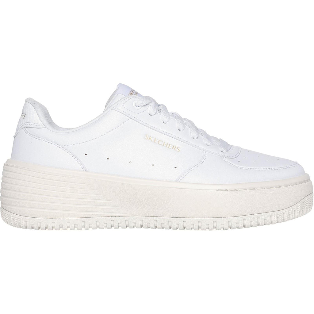 Women's Wide Fit Skechers 185110 Court Classics Grand 92 Be Lifted Sneakers