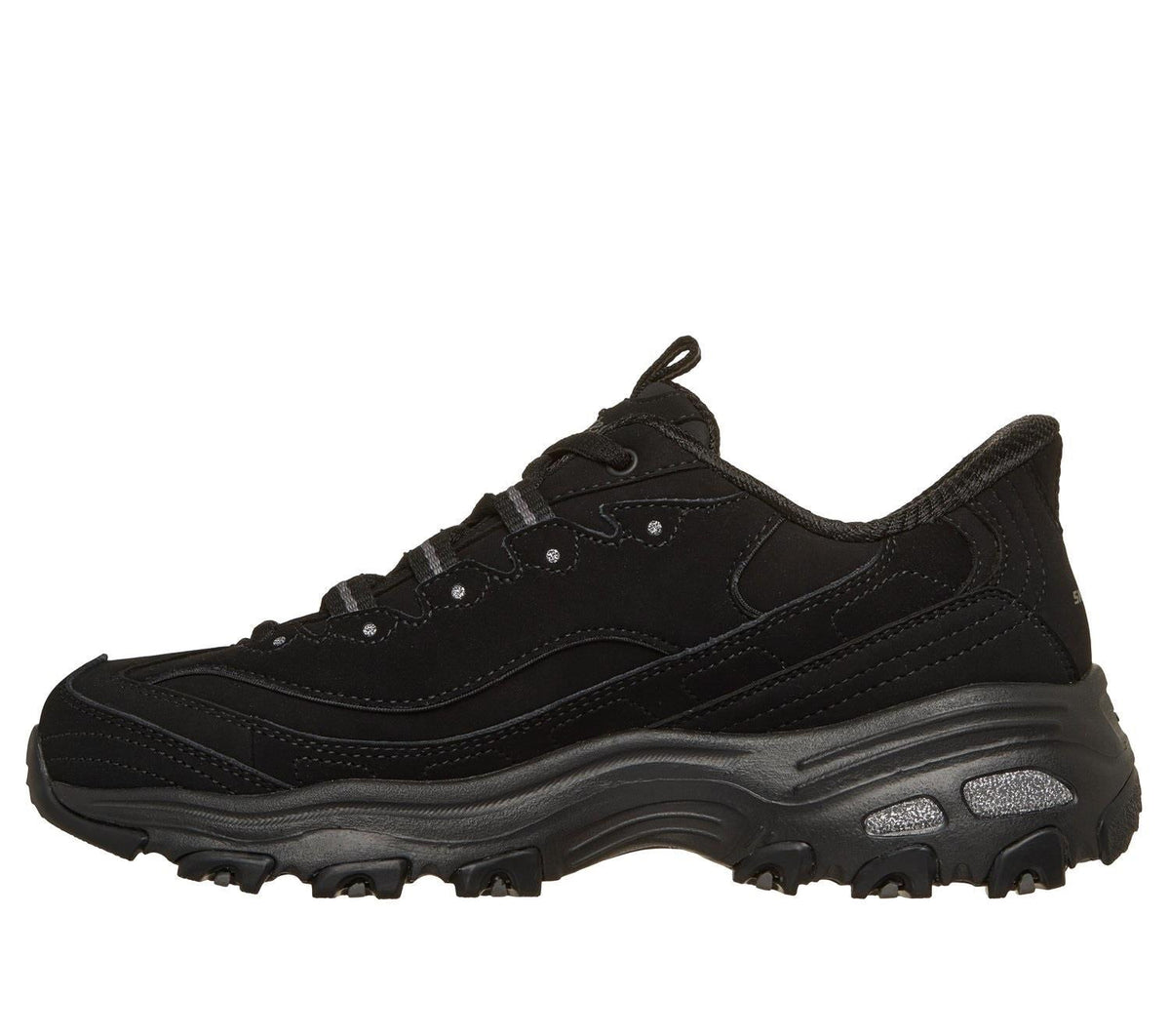 Women's Wide Fit Skechers 150543W Slip-ins D'Lites Classic Remix Sneakers