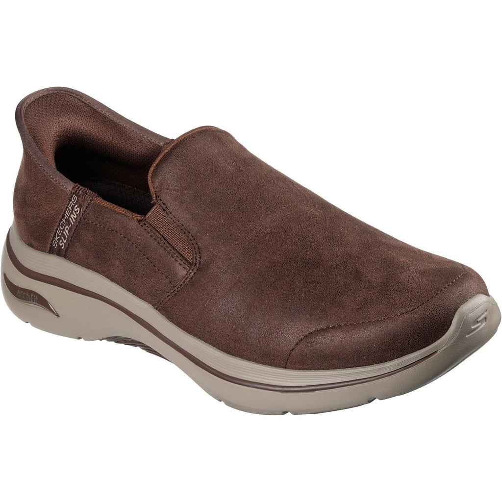 Men's Wide Fit Skechers 216813 Slip-ins Go Walk Arch Fit 2.0 Quest Sneakers