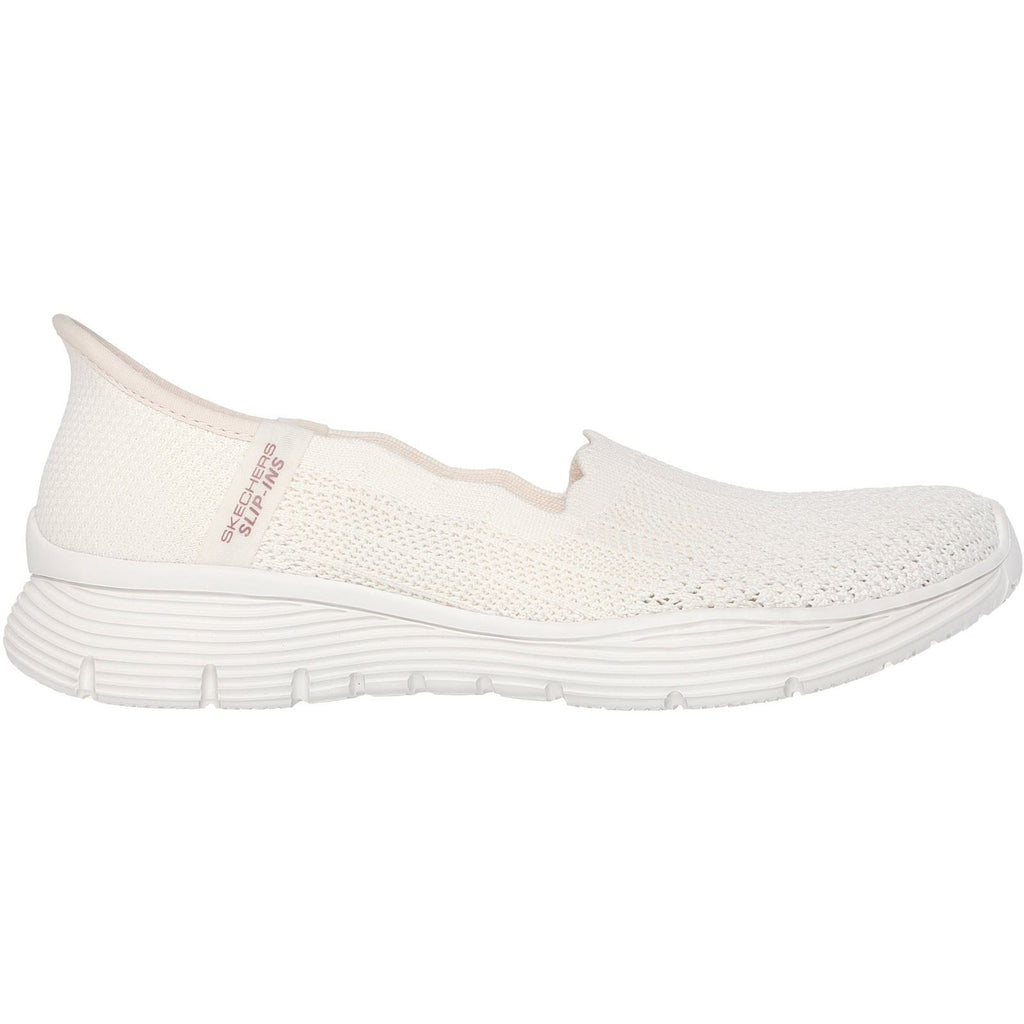 Women's Wide Fit Skechers 158980 Slip-ins Seager Believe It Shoes