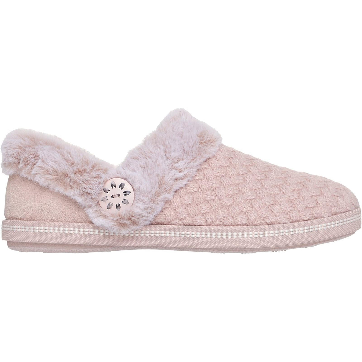 Women's Wide Fit Skechers 169041 Cozy Campfire Frosty Promise Slippers