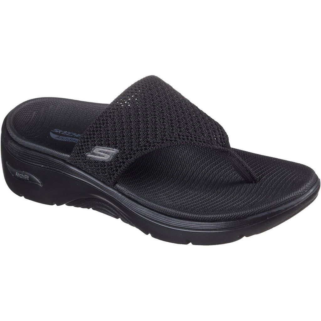 Women's Wide Fit Skechers 140861 Carrie Go Walk Arch Fit 2.0 Sandals