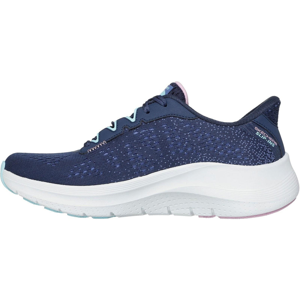 Women's Wide Fit Skechers 150333 Slip-ins Arch Fit 2.0 Fresh Space Sneakers