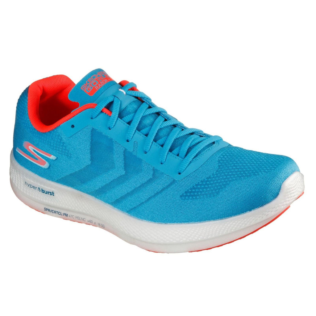 Men's Wide Fit Skechers Go Run Razor + Razor + Sports Sneakers