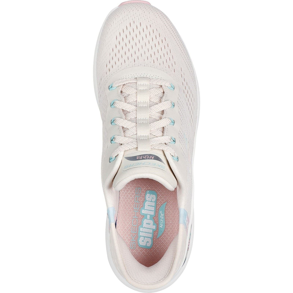 Women's Wide Fit Skechers 150066 Slip-ins Arch Fit 2.0 Easy Chic Sneakers