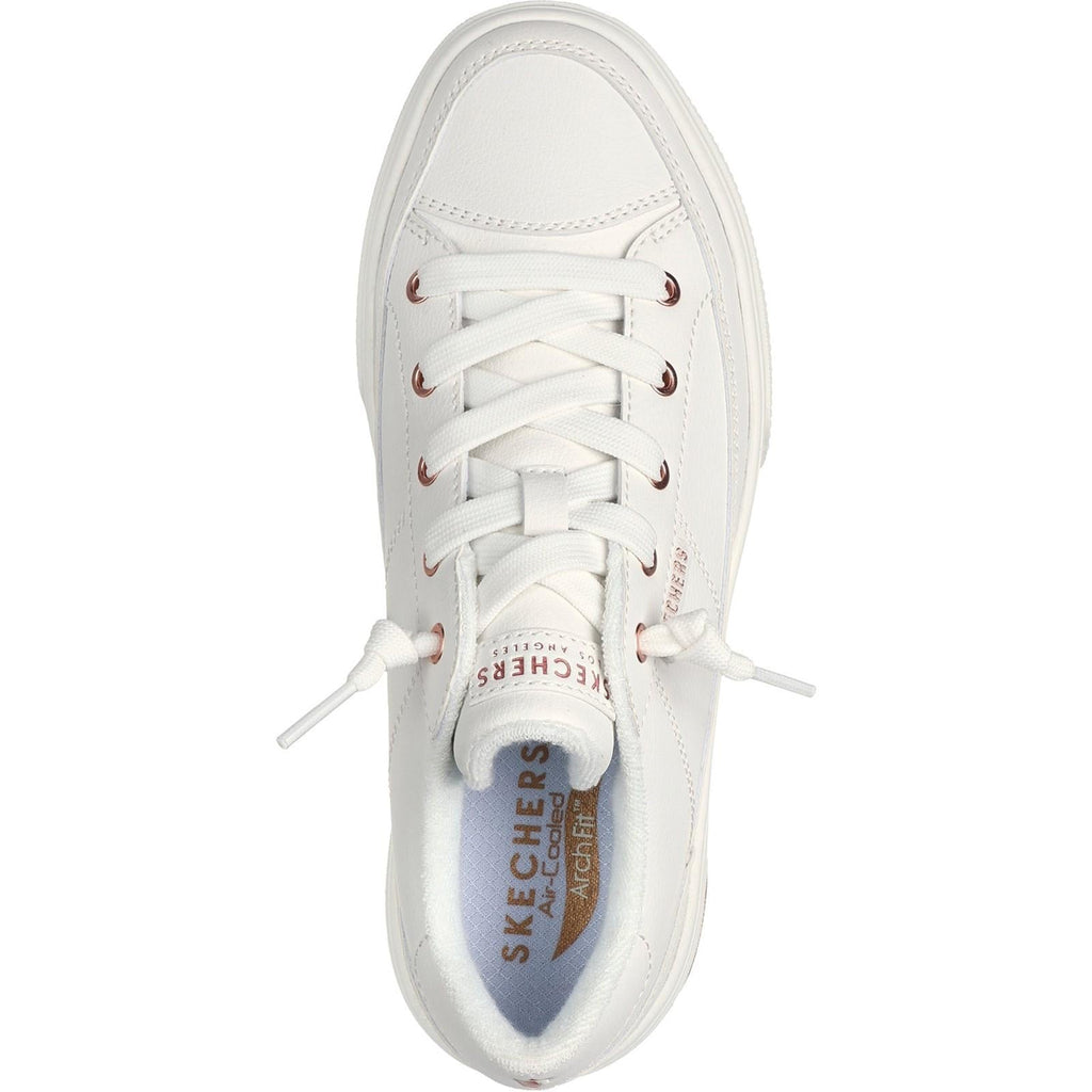Women's Wide Fit Skechers 177189 Arch Fit Arcade On My Way Sneakers