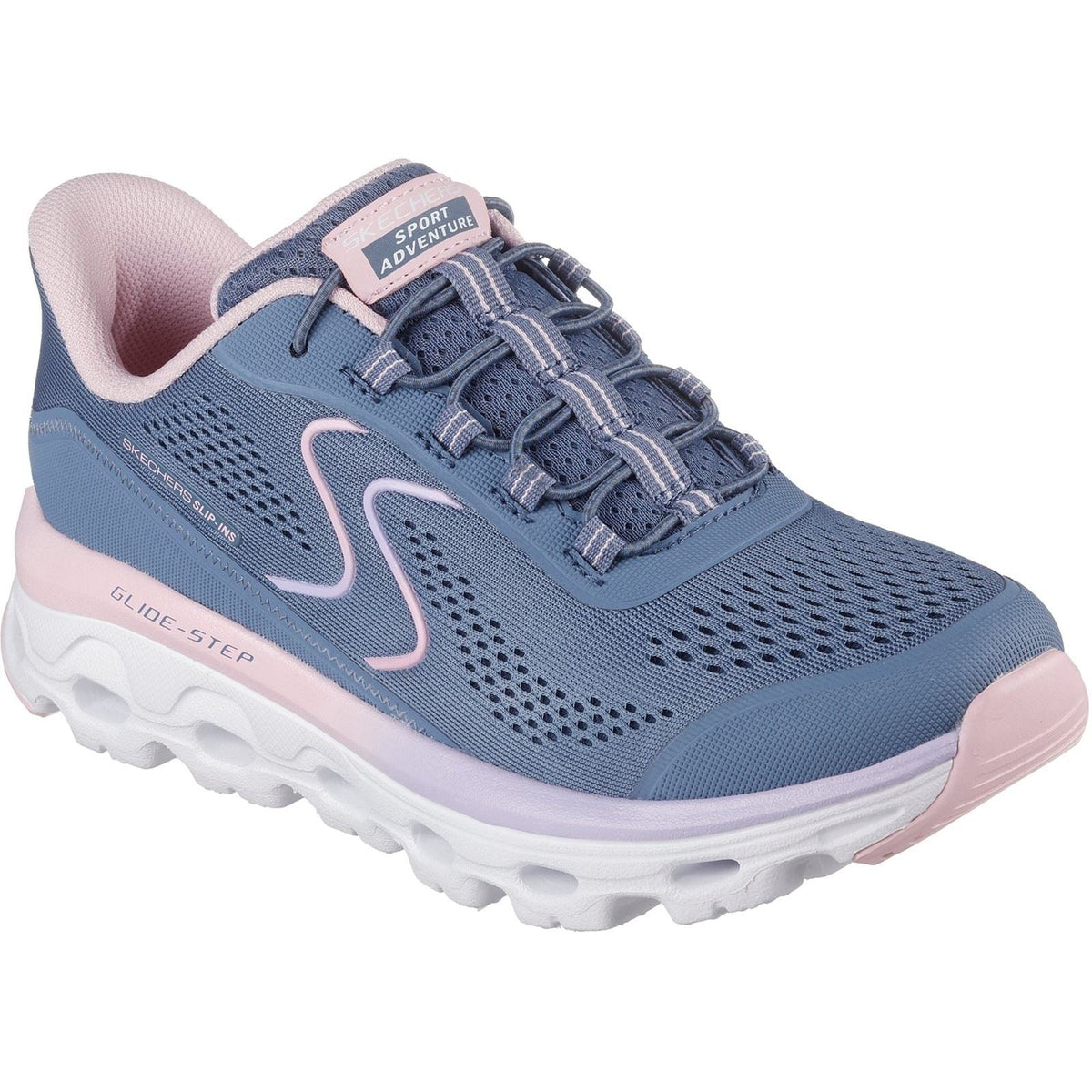 Women's Wide Fit Skechers 180272 Slip-ins Glide Step Sole Sneakers