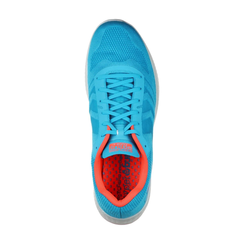 Men's Wide Fit Skechers Go Run Razor + Razor + Sports Sneakers