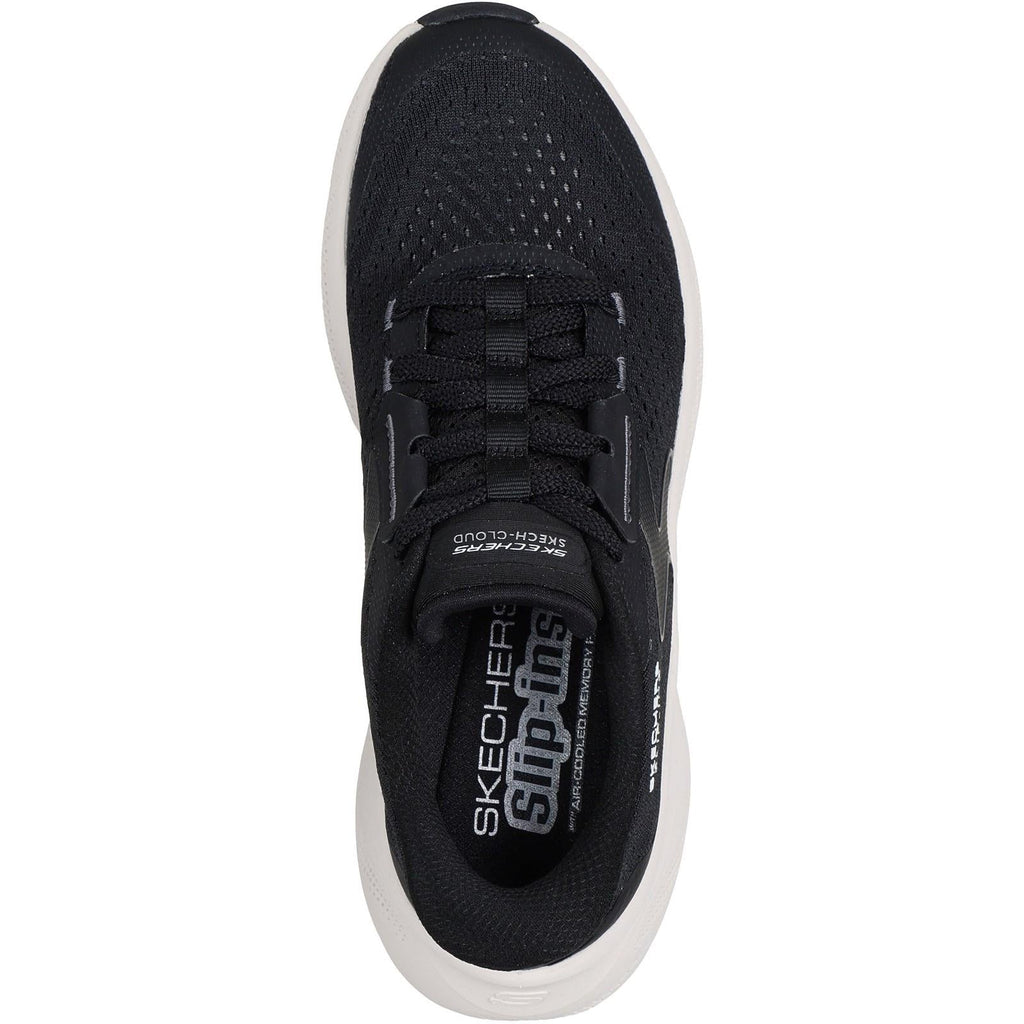 Women's Wide Fit Skechers 150565 Slip-ins Skech Cloud Plush Horizon Sneakers