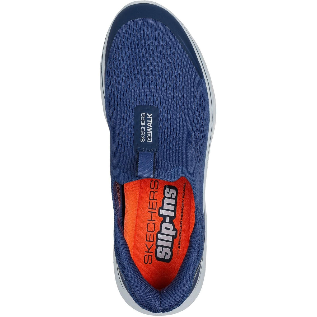 Men's Wide Fit Skechers 216553 Slip-ins Go Walk 7 Easy On Evolution Sneakers