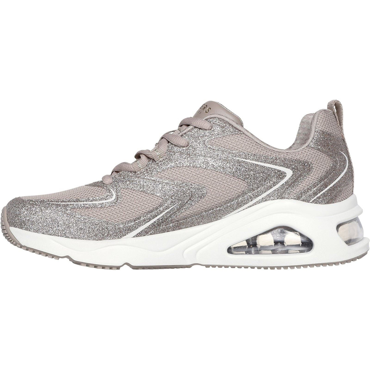 Women's Wide Fit Skechers 177411 Tres-Air Uno Glit Airy Sneakers