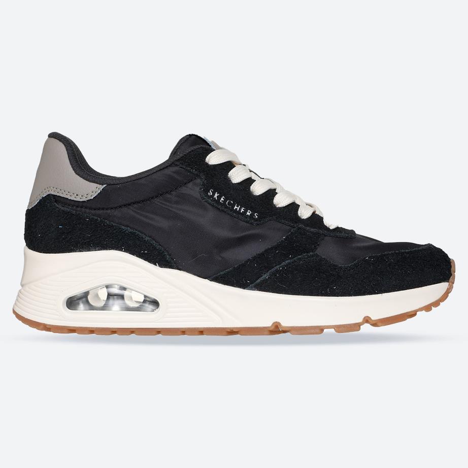 Women's Wide Fit Skechers 177857 Uno Vintage Dayz Sneakers