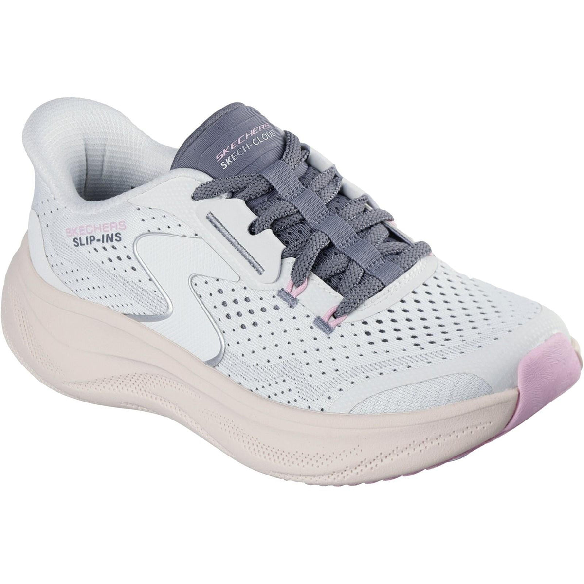 Women's Wide Fit Skechers 150565 Slip-ins Skech Cloud Plush Horizon Sneakers