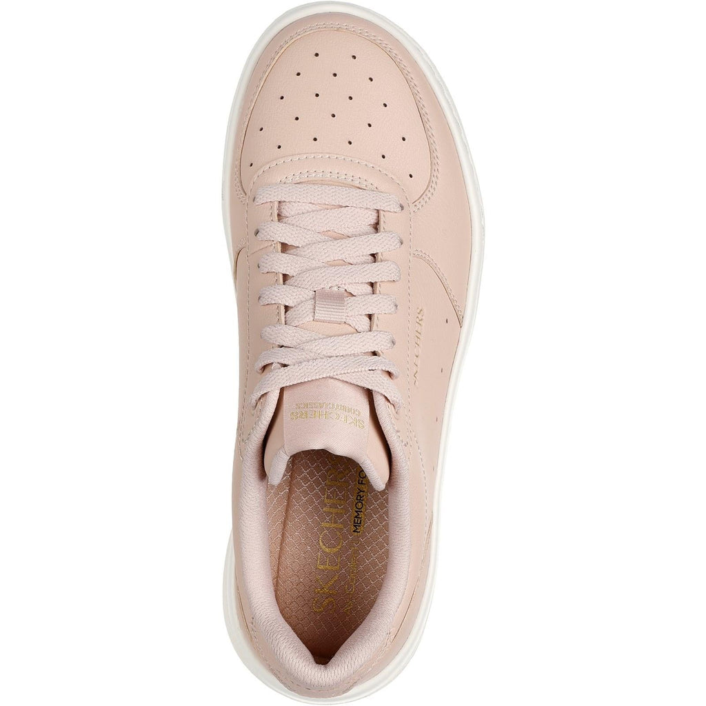 Women's Wide Fit Skechers 185110 Court Classics Grand 92 Be Lifted Sneakers