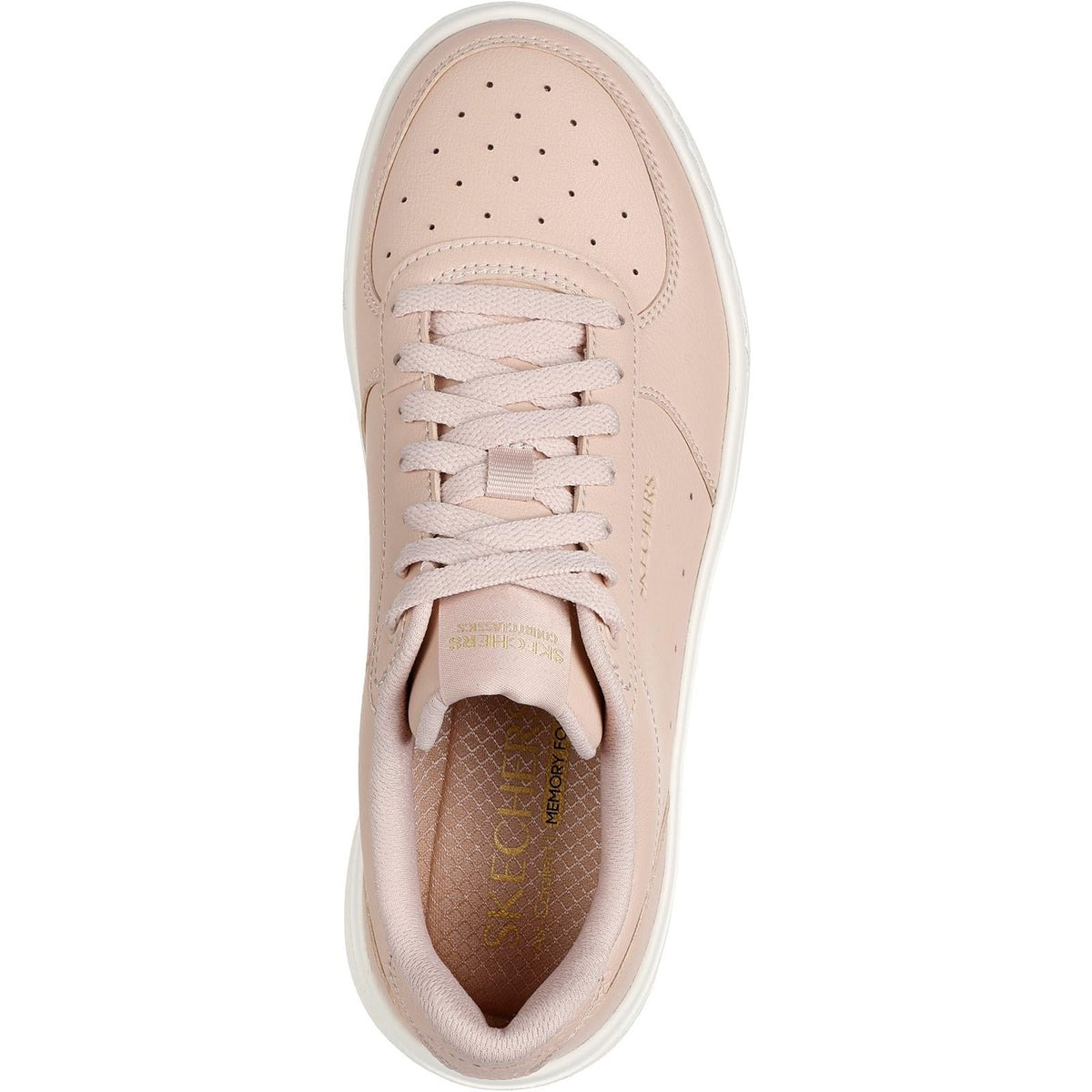Women's Wide Fit Skechers 185110 Court Classics Grand 92 Be Lifted Sneakers