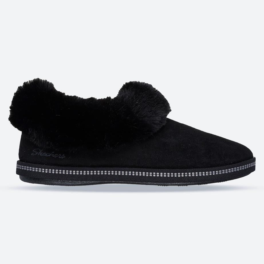 Women's Wide Fit Skechers 169012 Cozy Campfire Winter Nights Slippers