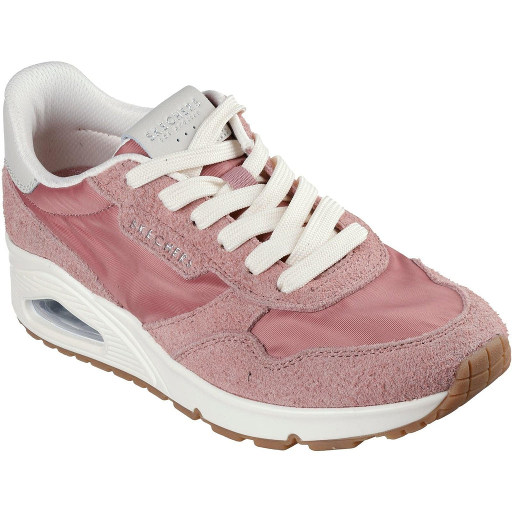 Women's Wide Fit Skechers 177857 Uno Vintage Dayz Sneakers