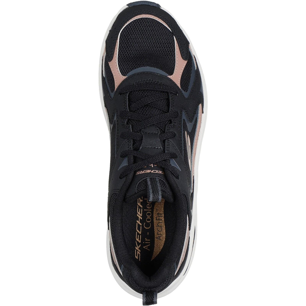 Women's Wide Fit Skechers 150332 Arch Fit 2.0 Vintage Luxe Sneakers