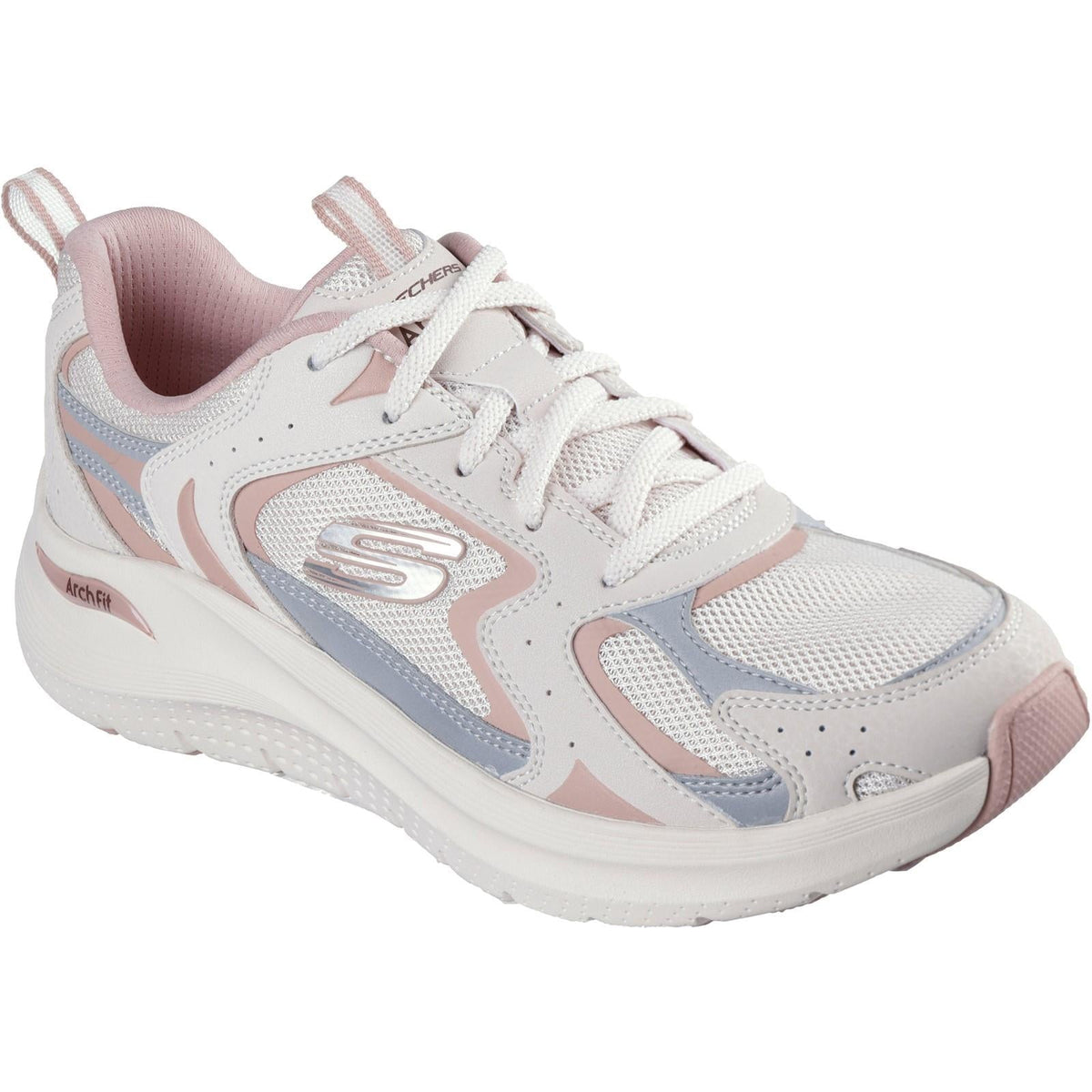 Women's Wide Fit Skechers 150332 Arch Fit 2.0 Vintage Luxe Sneakers
