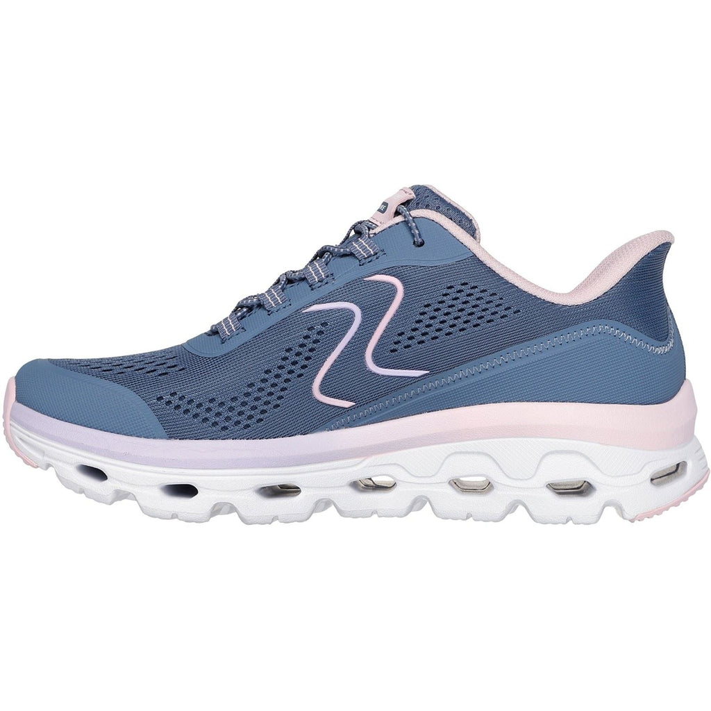 Women's Wide Fit Skechers 180272 Slip-ins Glide Step Sole Sneakers
