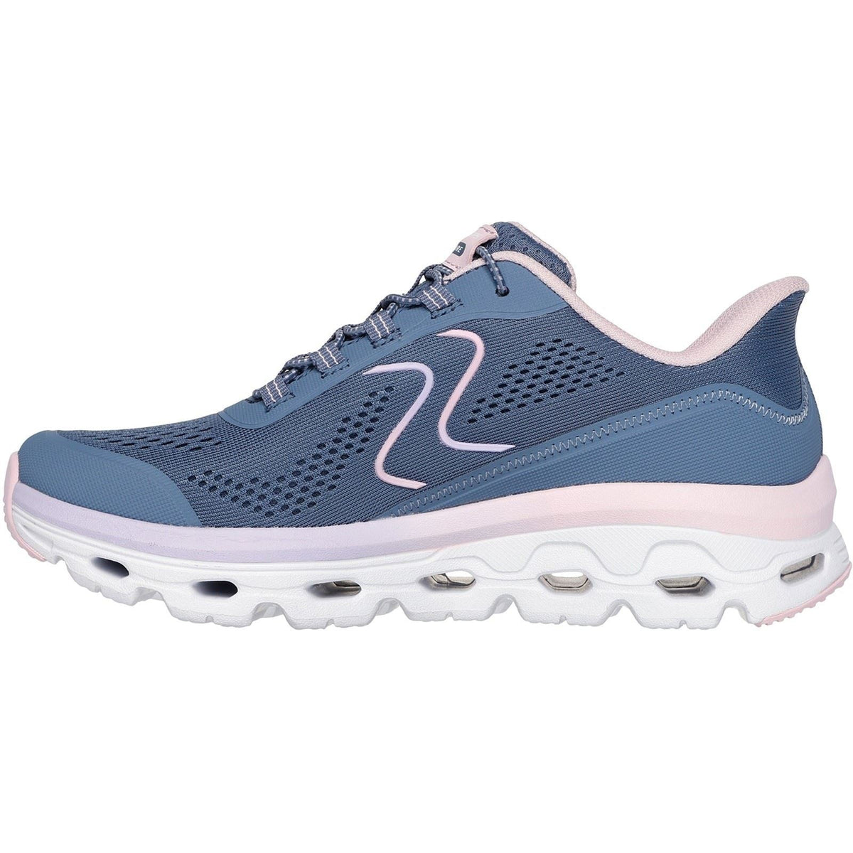 Women's Wide Fit Skechers 180272 Slip-ins Glide Step Sole Sneakers