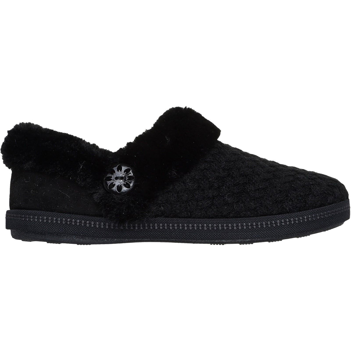 Women's Wide Fit Skechers 169041 Cozy Campfire Frosty Promise Slippers