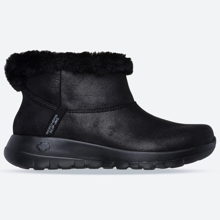 Women's Wide Fit Skechers 144800 Slip-ins On The Go Joy Cozy Dream Boots