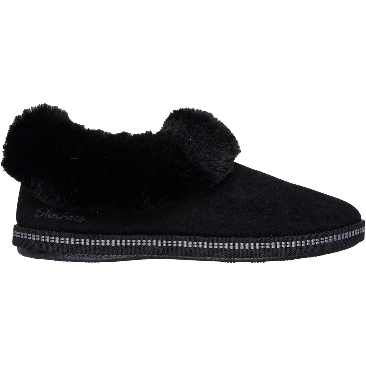 Women's Wide Fit Skechers 169012 Cozy Campfire Winter Nights Slippers