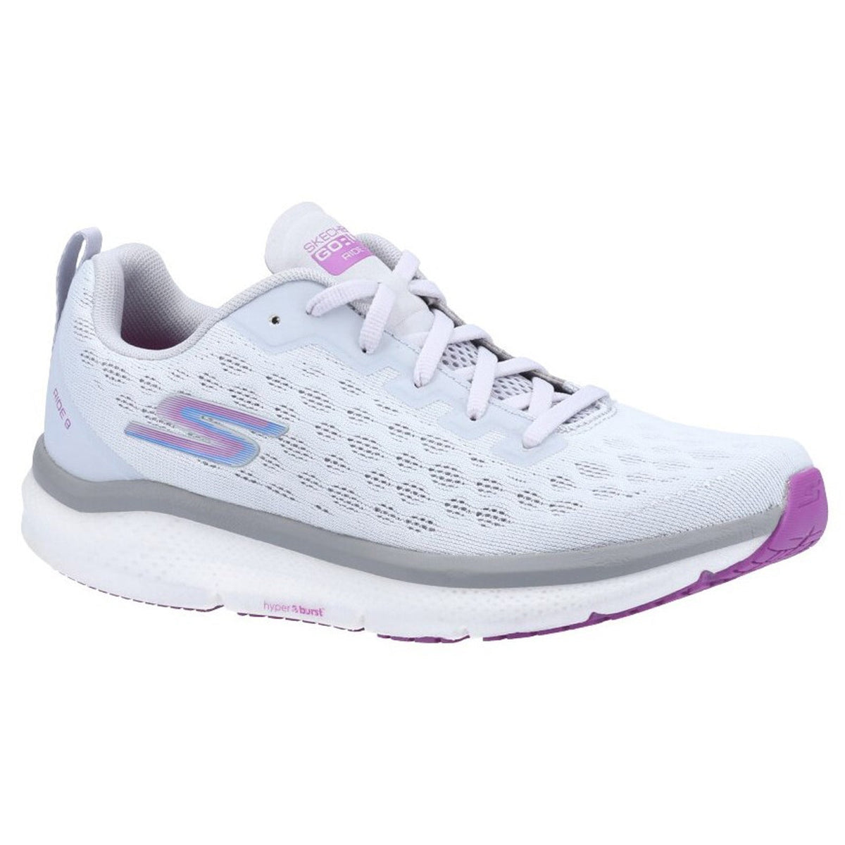 Women's Wide Fit Skechers 172005 Go Run Ride 9 Sneakers