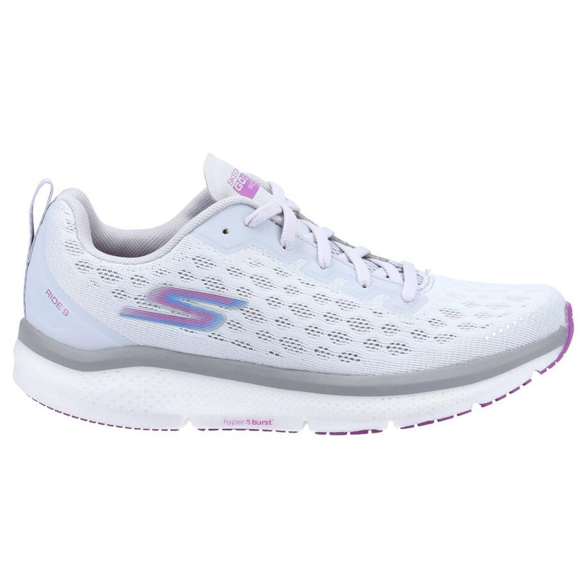 Women's Wide Fit Skechers 172005 Go Run Ride 9 Sneakers