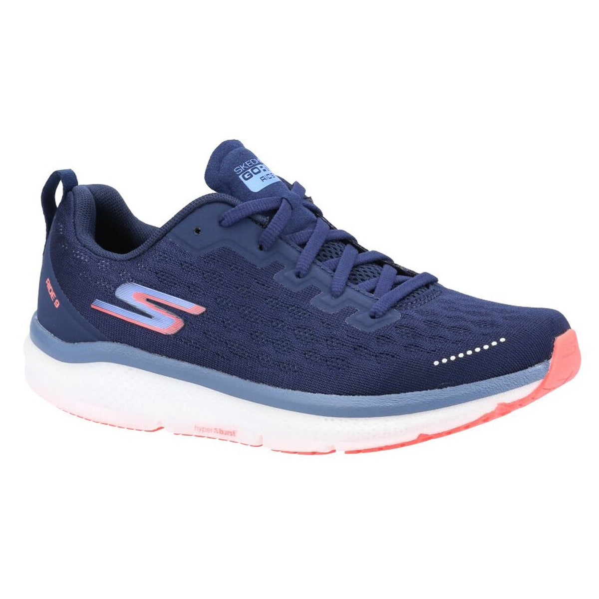 Women's Wide Fit Skechers 172005 Go Run Ride 9 Sneakers