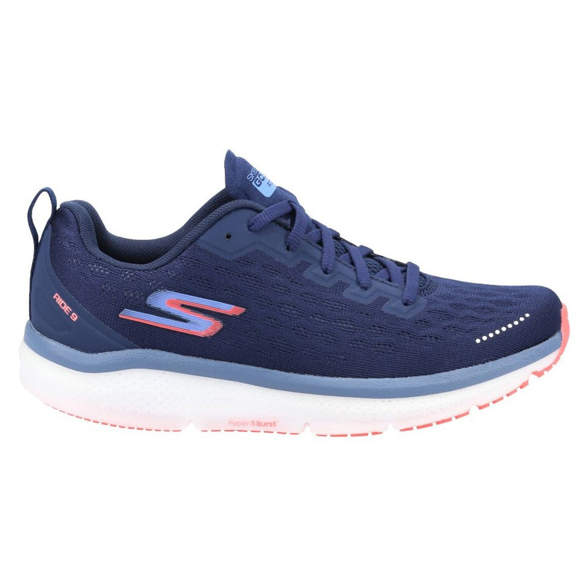 Women's Wide Fit Skechers 172005 Go Run Ride 9 Sneakers