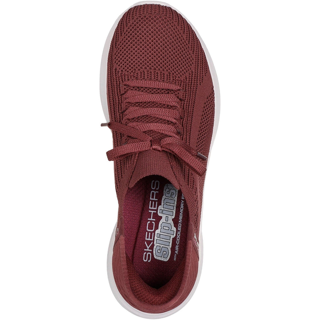Women's Wide Fit Skechers Slip-ins 149710 Ultra Flex Brilliant Path Sneakers