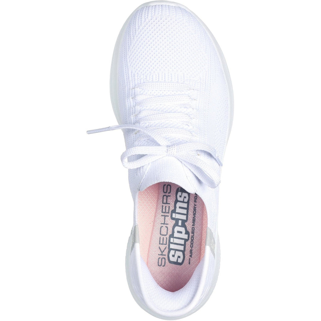 Women's Wide Fit Skechers Slip-ins 149710 Ultra Flex Brilliant Path Sneakers