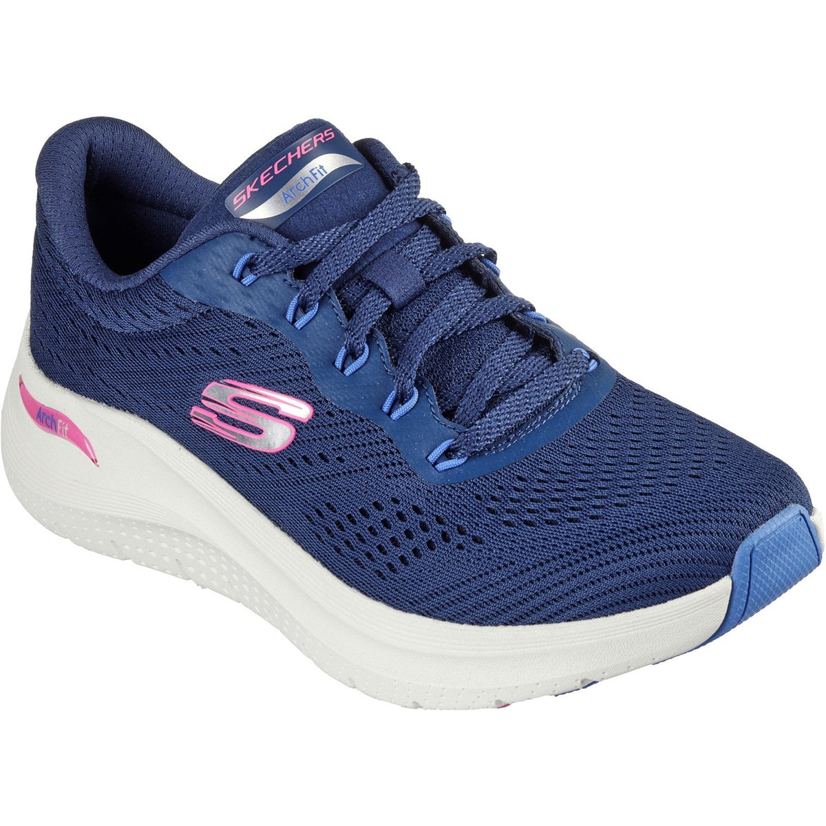 Womens Wide Fit Skechers 150051 2.0 Arch Fit Big League Sneakers
