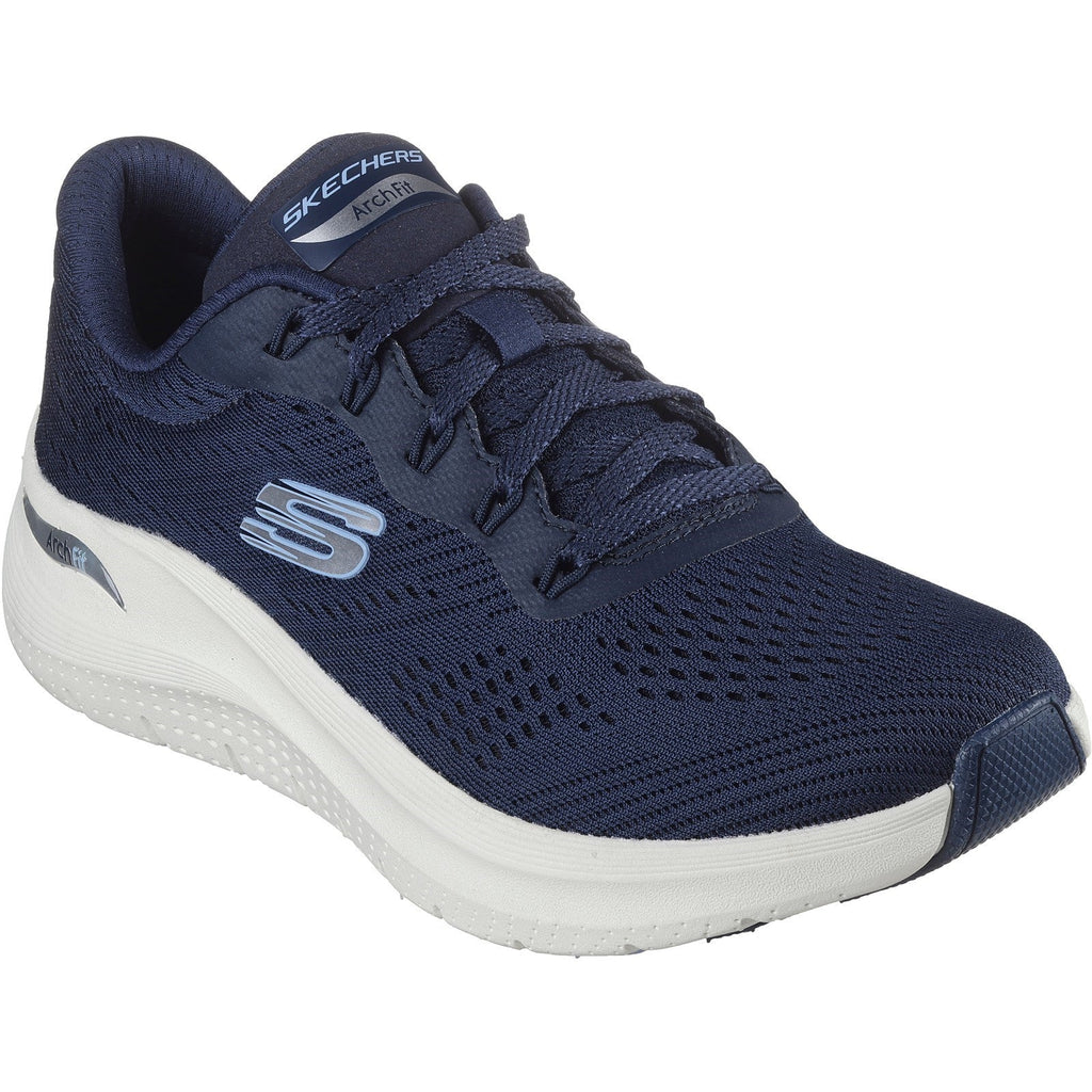 Womens Wide Fit Skechers 150051 2.0 Arch Fit Big League Sneakers