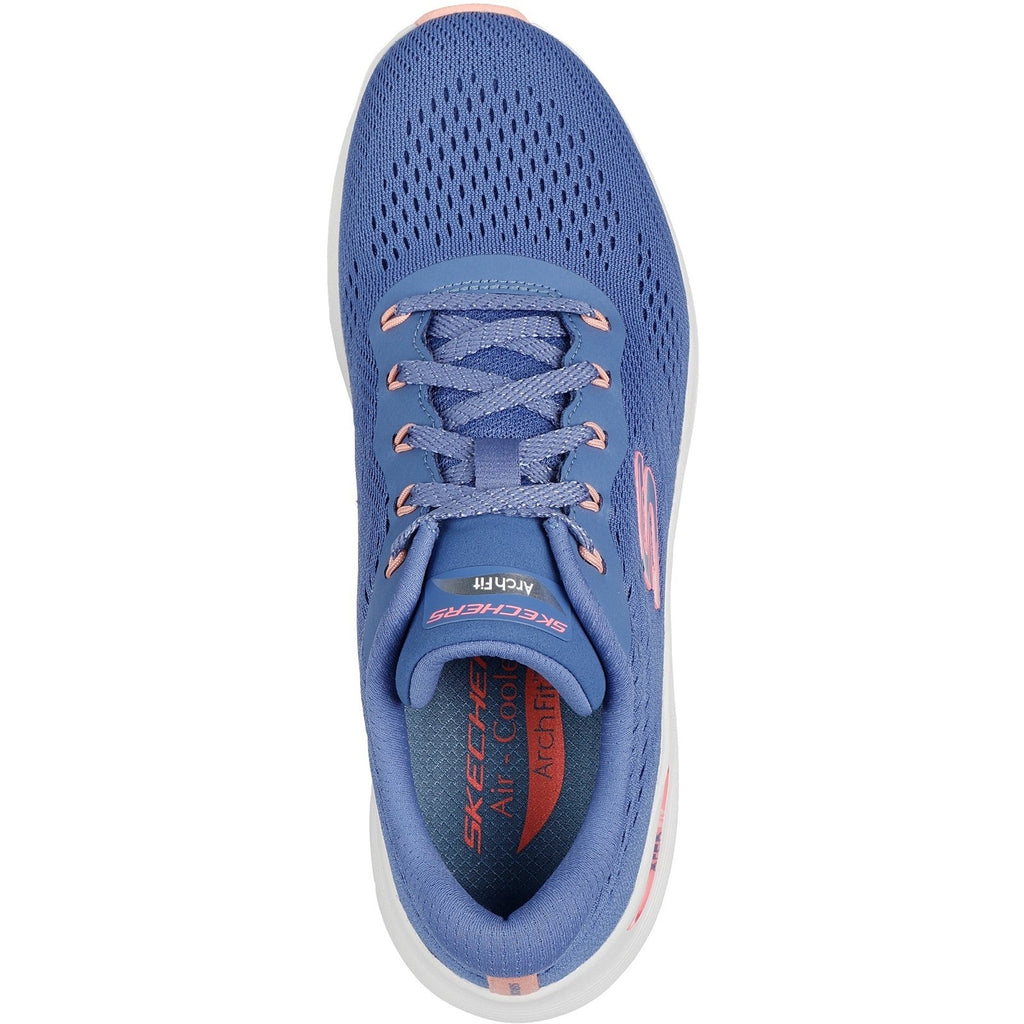Womens Wide Fit Skechers 150051 2.0 Arch Fit Big League Sneakers