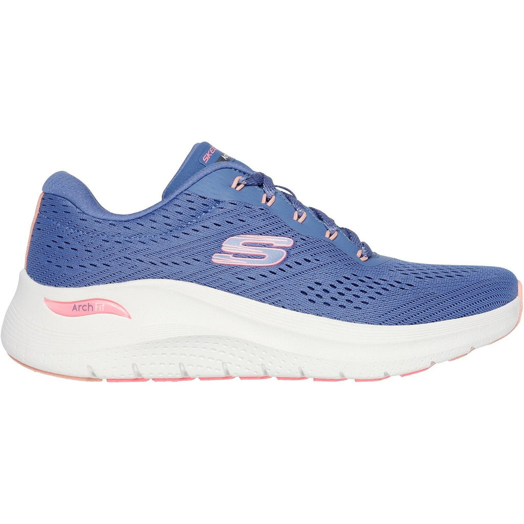 Womens Wide Fit Skechers 150051 2.0 Arch Fit Big League Sneakers